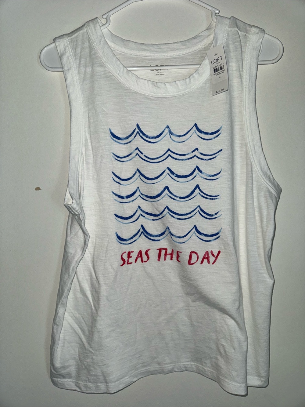 LOFT Seas The Day Tank Top - NWT